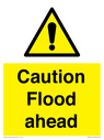 caution-flood-ahead--warning-sign-with-general-warning~